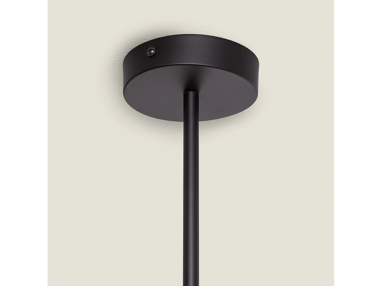 Lámpara Colgante Lineal Metal Auzoa Negro