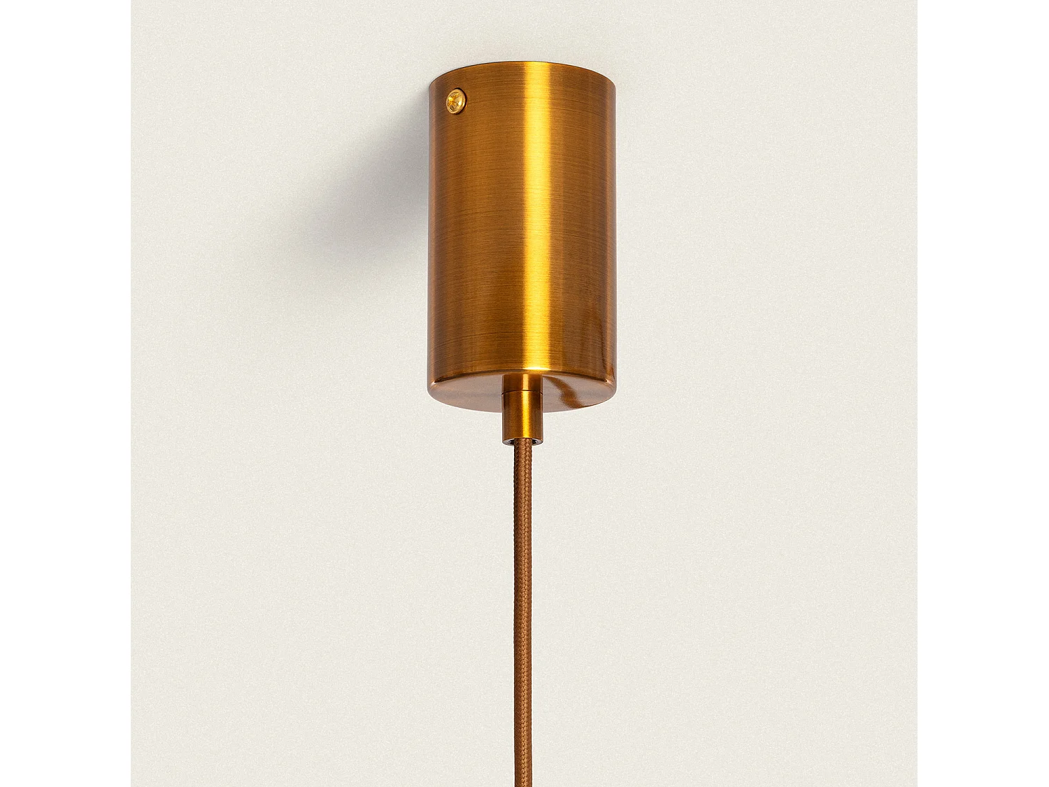Suspension LED 5W Métal et Verre Ludvika Doré