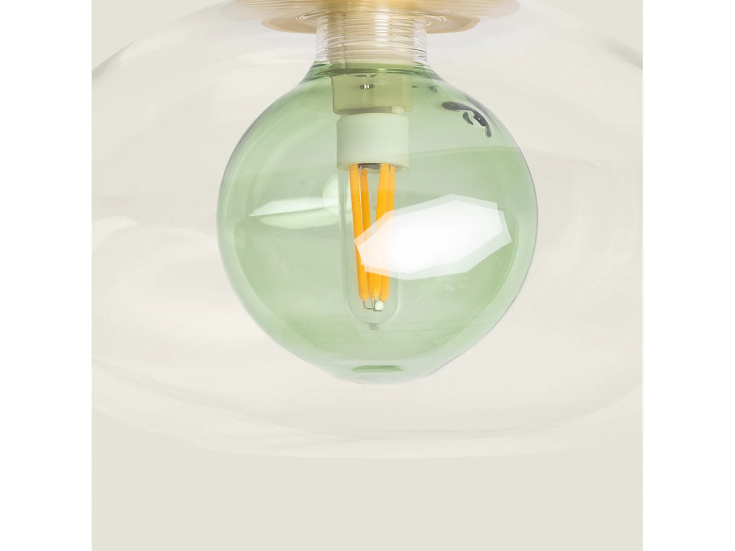 Plafonnier aluminium Hassi Vert