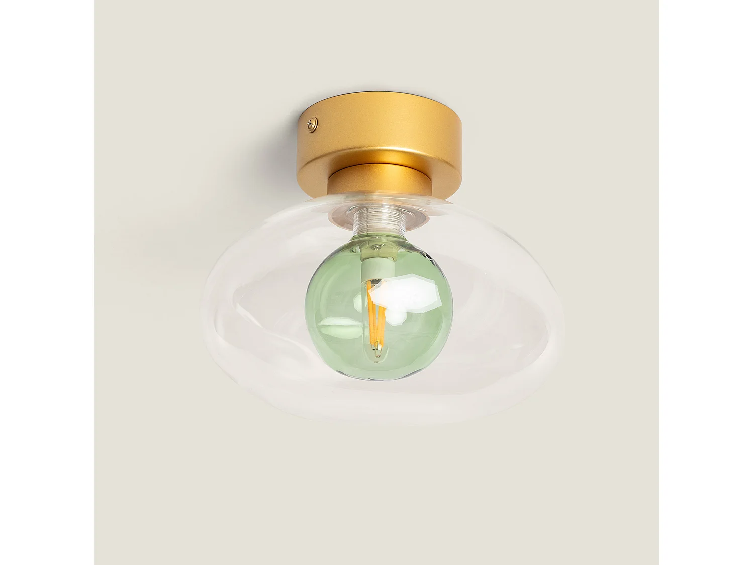 Plafonnier aluminium Hassi Vert