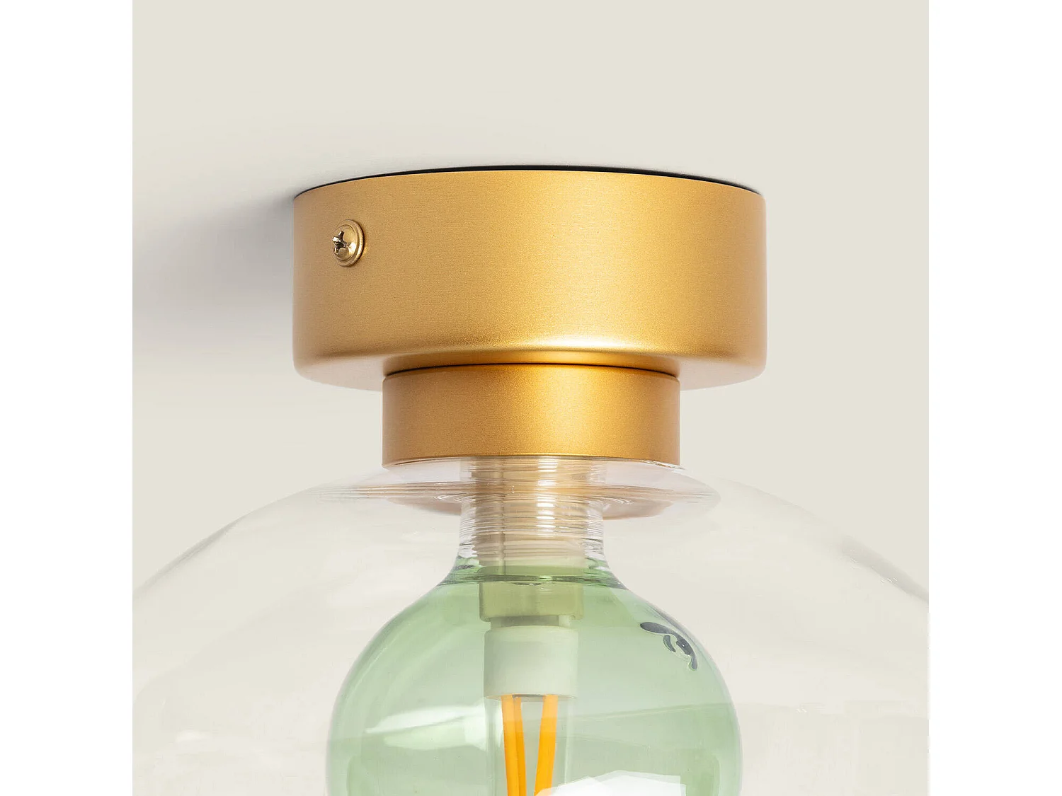 Lampada da Soffitto Alluminio Hassi Verde