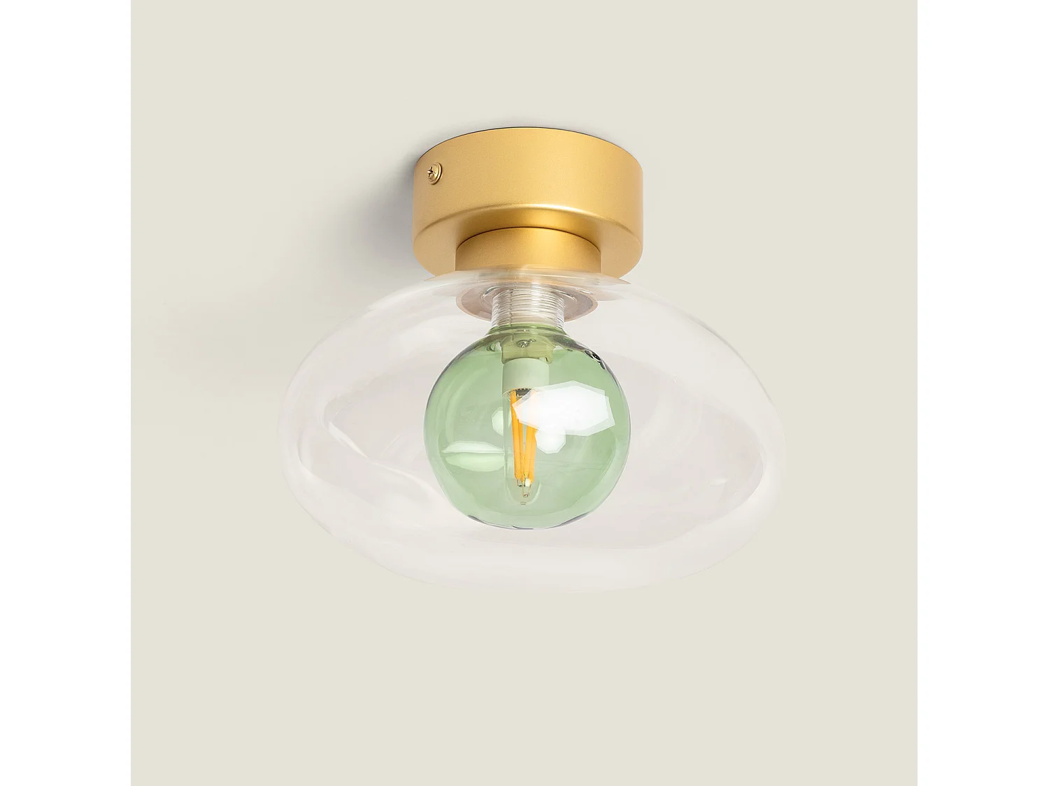 Lampada da Soffitto Alluminio Hassi Verde