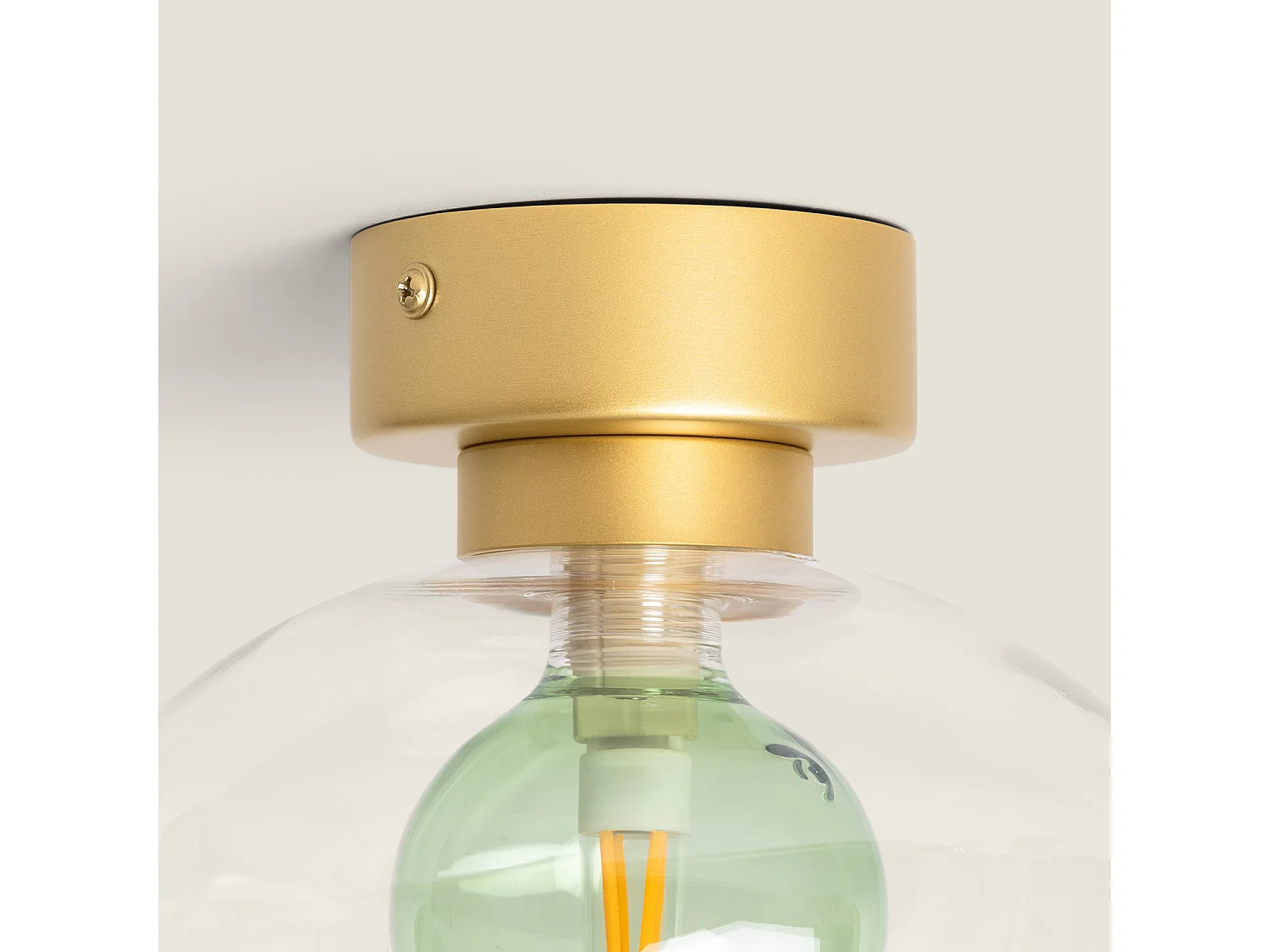 Lampada da Soffitto Alluminio Hassi Verde