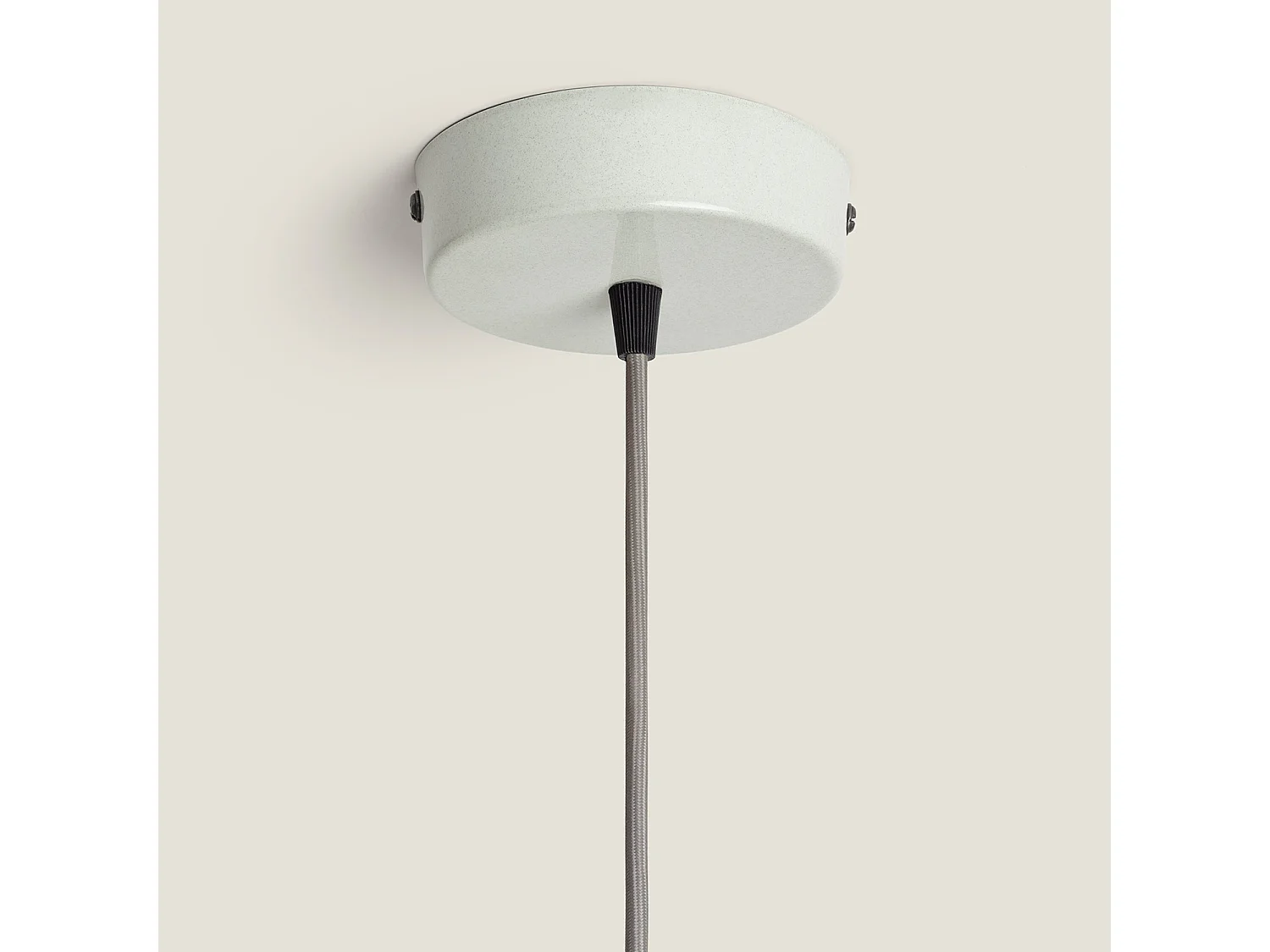 Suspension Bois et Métal Batia Yash Gris