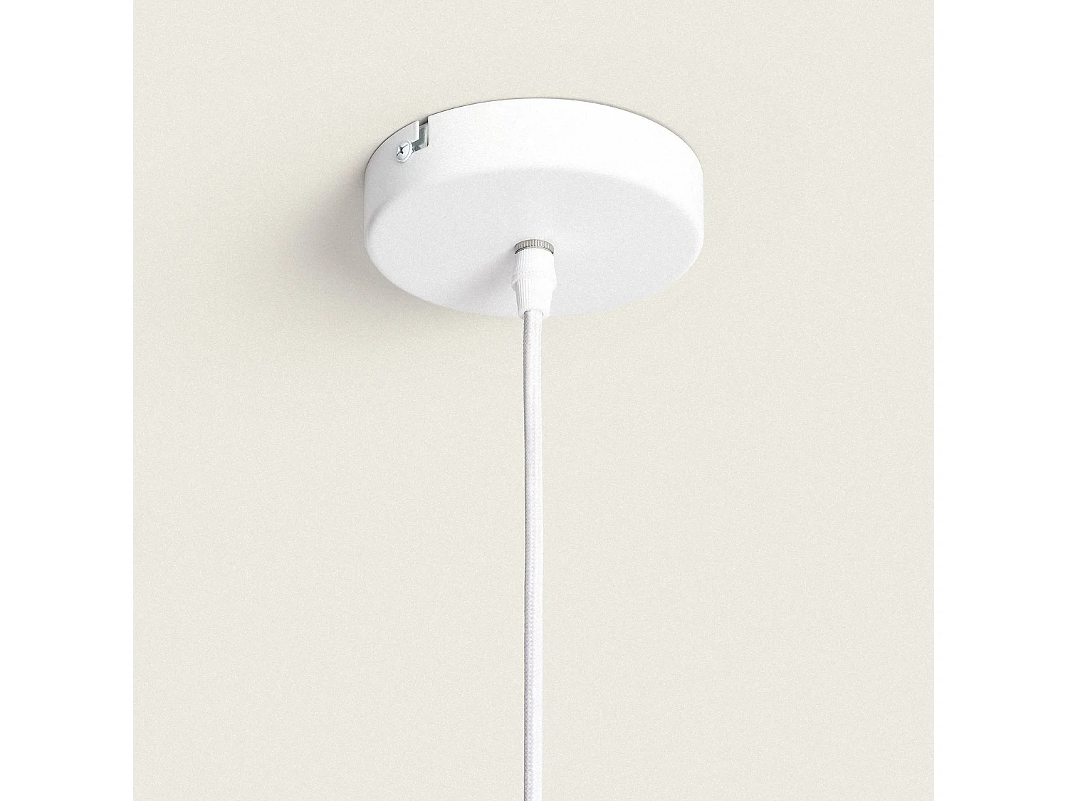 Suspension Métal Dunia Blanc