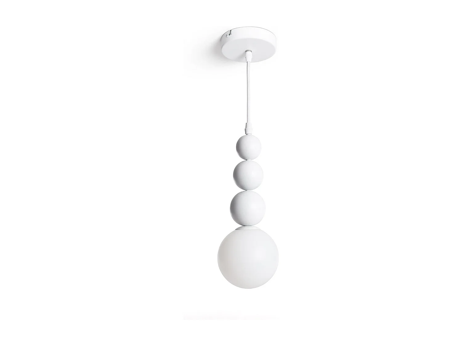 Suspension Métal Dunia Blanc