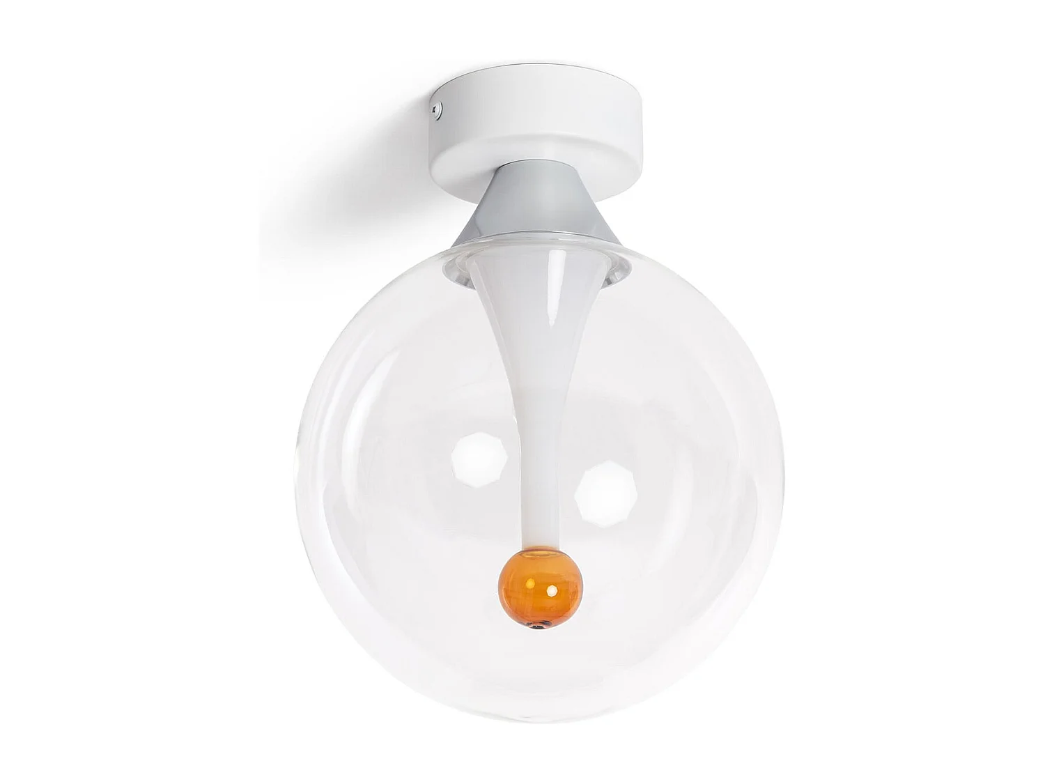 Lámpara de Techo Cristal LED 8W Liborina Blanco
