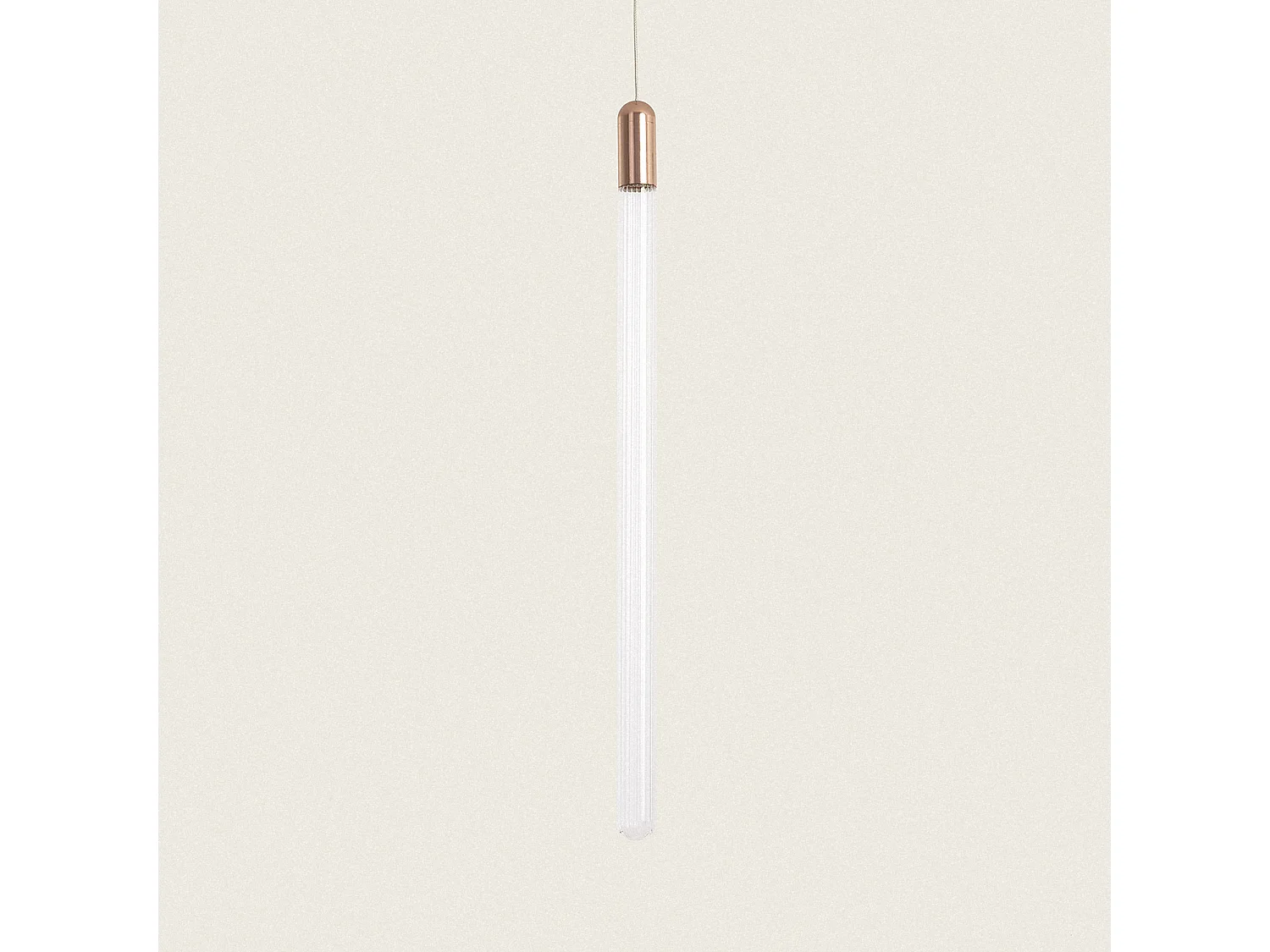 Suspension LED 2.5W Métal et Verre Slim Harold Doré