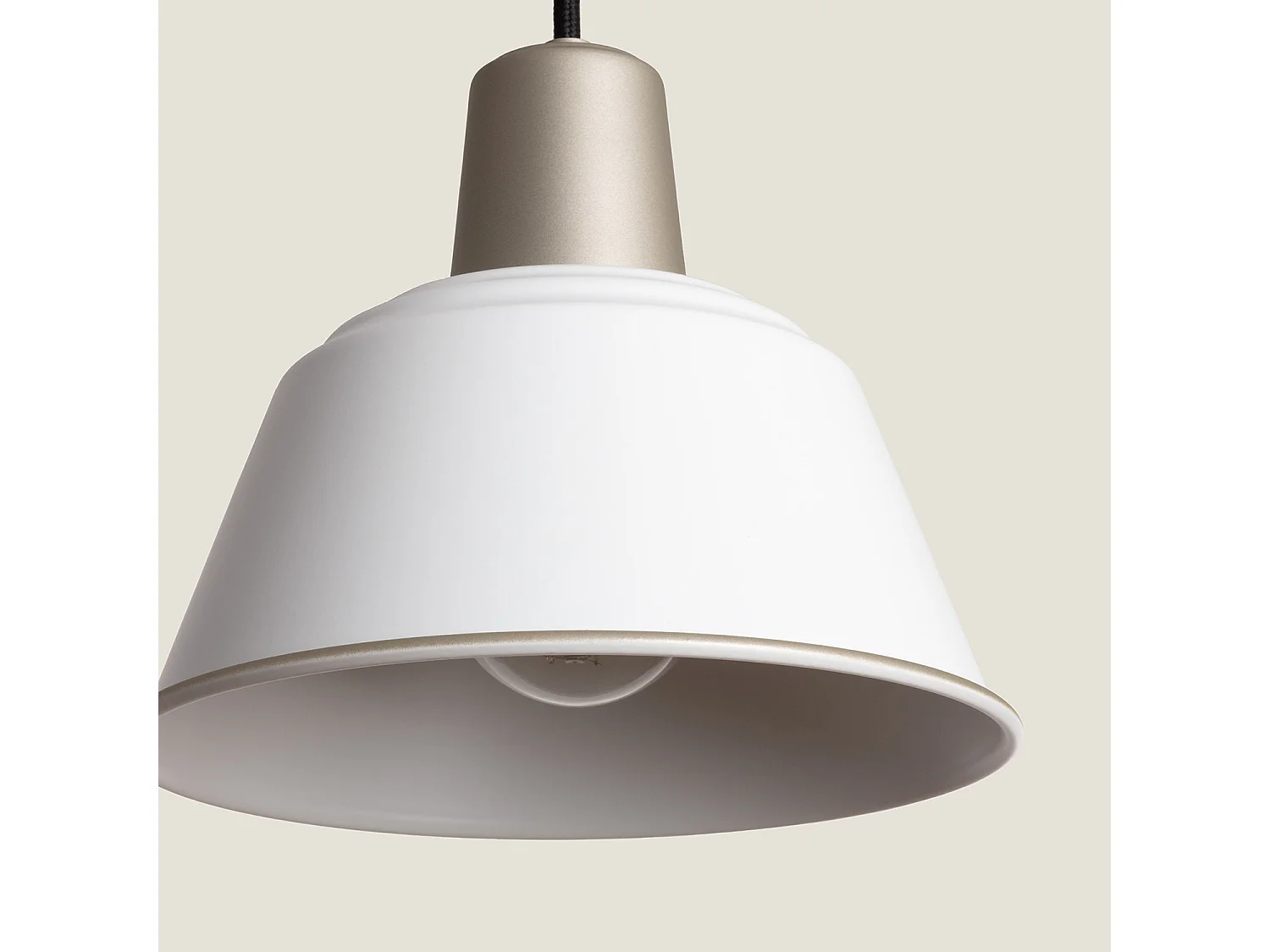 Lampada a Sospensione Bagno Metallo Birzay Bianco
