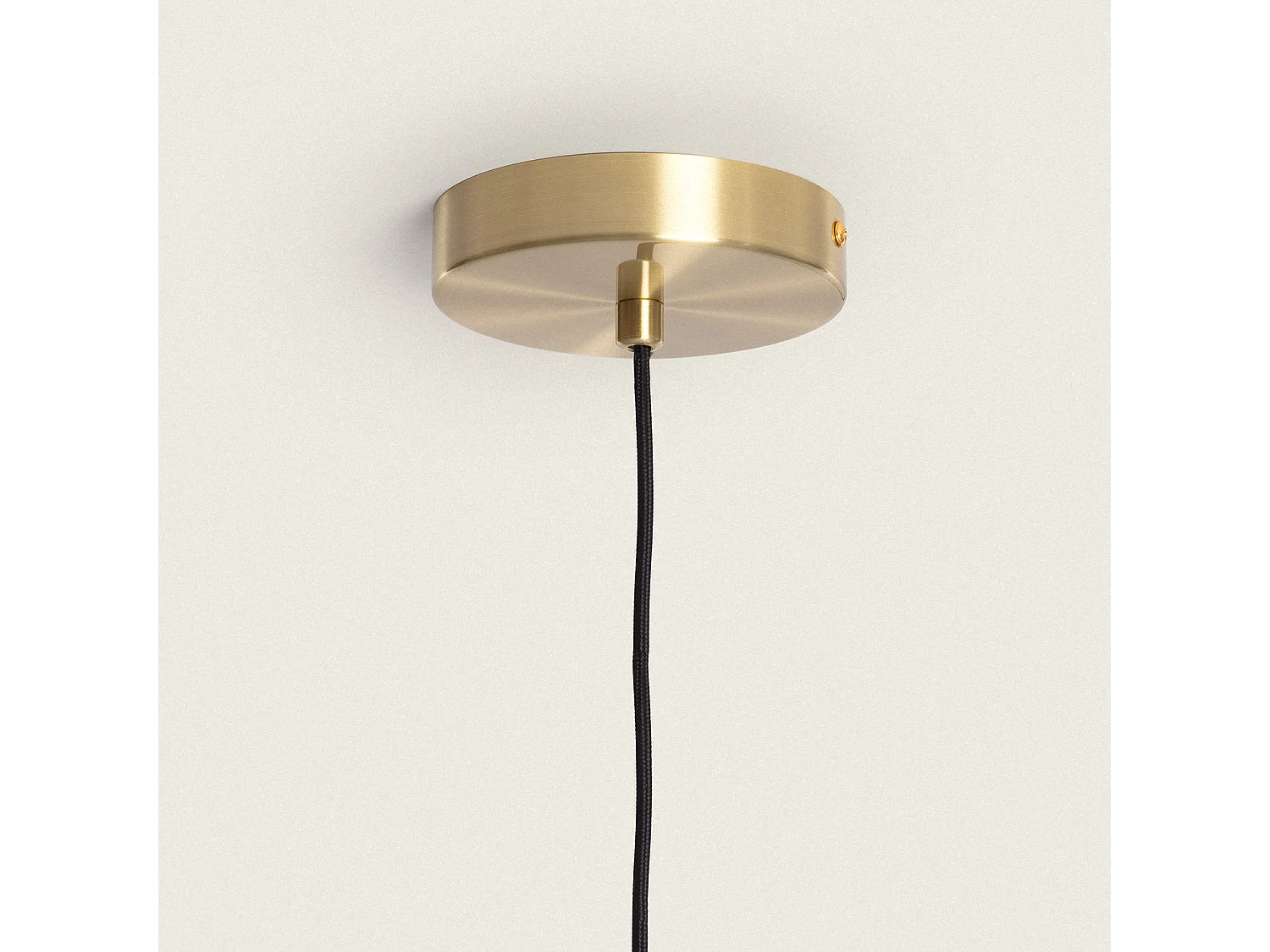 Lampada a Sospensione LED 9W Metallo e Vetro Keyla Oro