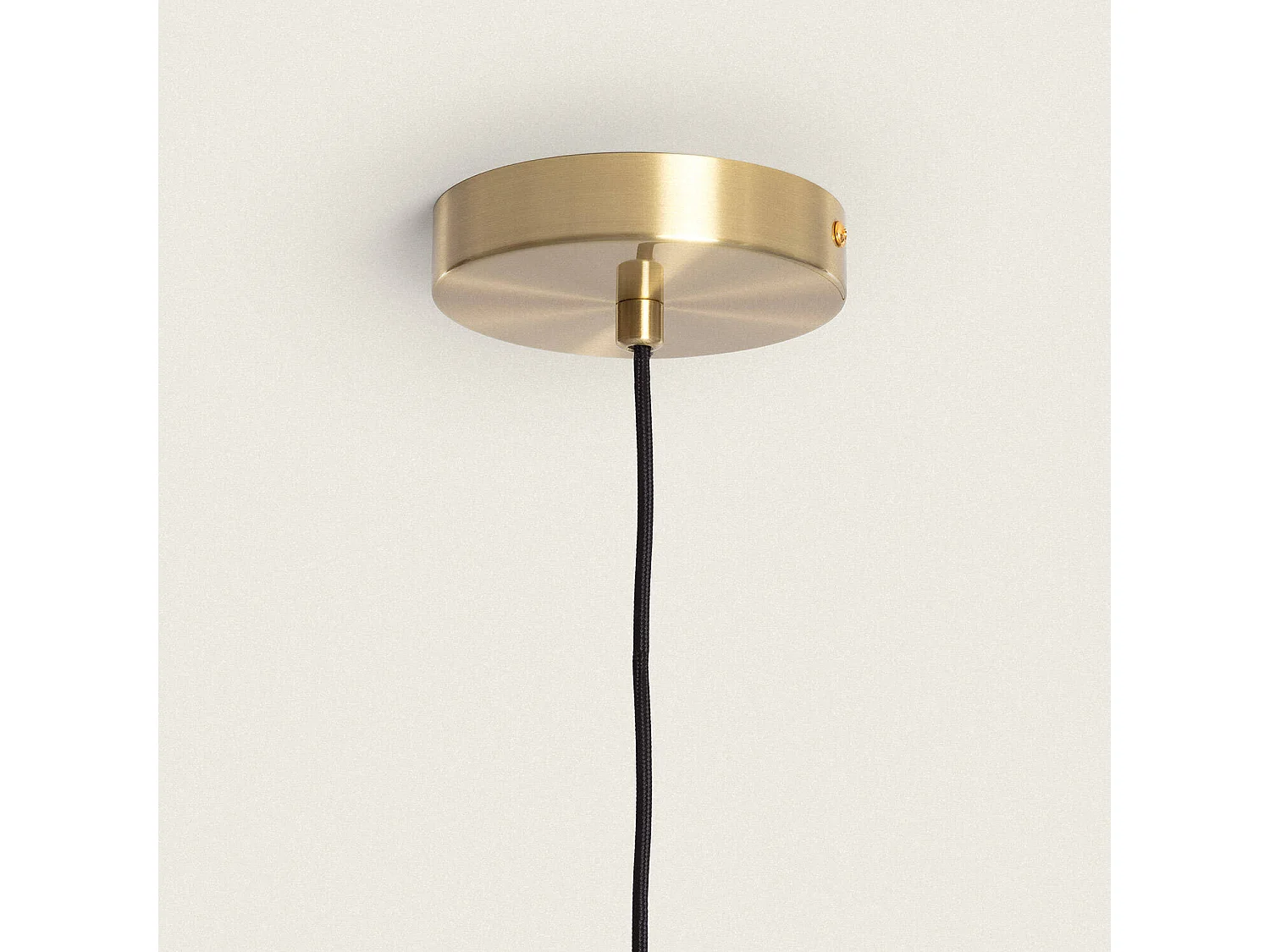 Lampada a Sospensione LED 9W Metallo e Vetro Keyla Oro