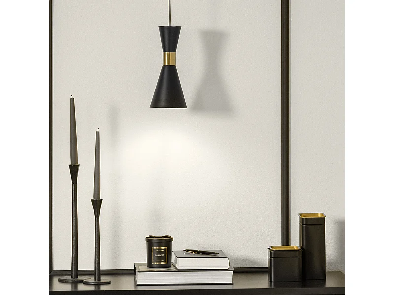 Suspension Métal Jigger Blanc