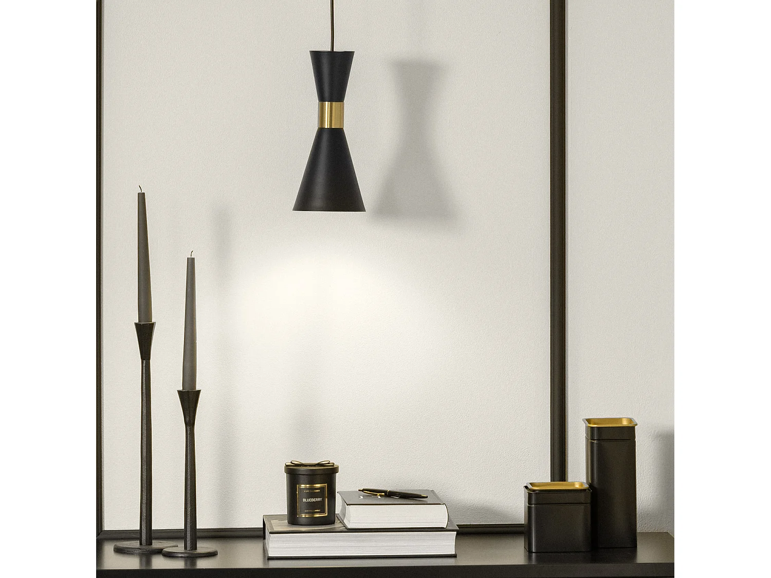 Suspension Métal Jigger Blanc