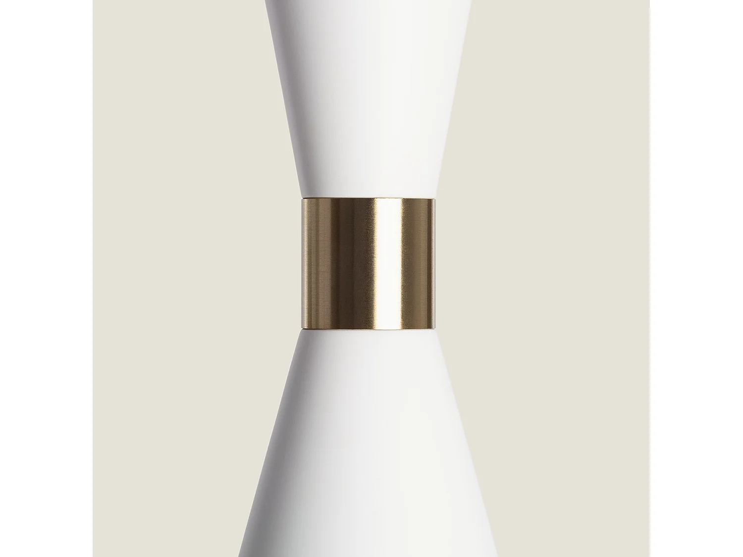 Suspension Métal Jigger Blanc