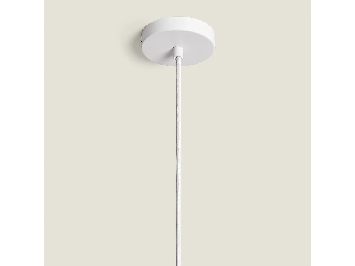 Lampada a Sospensione Metallo Jigger Bianco