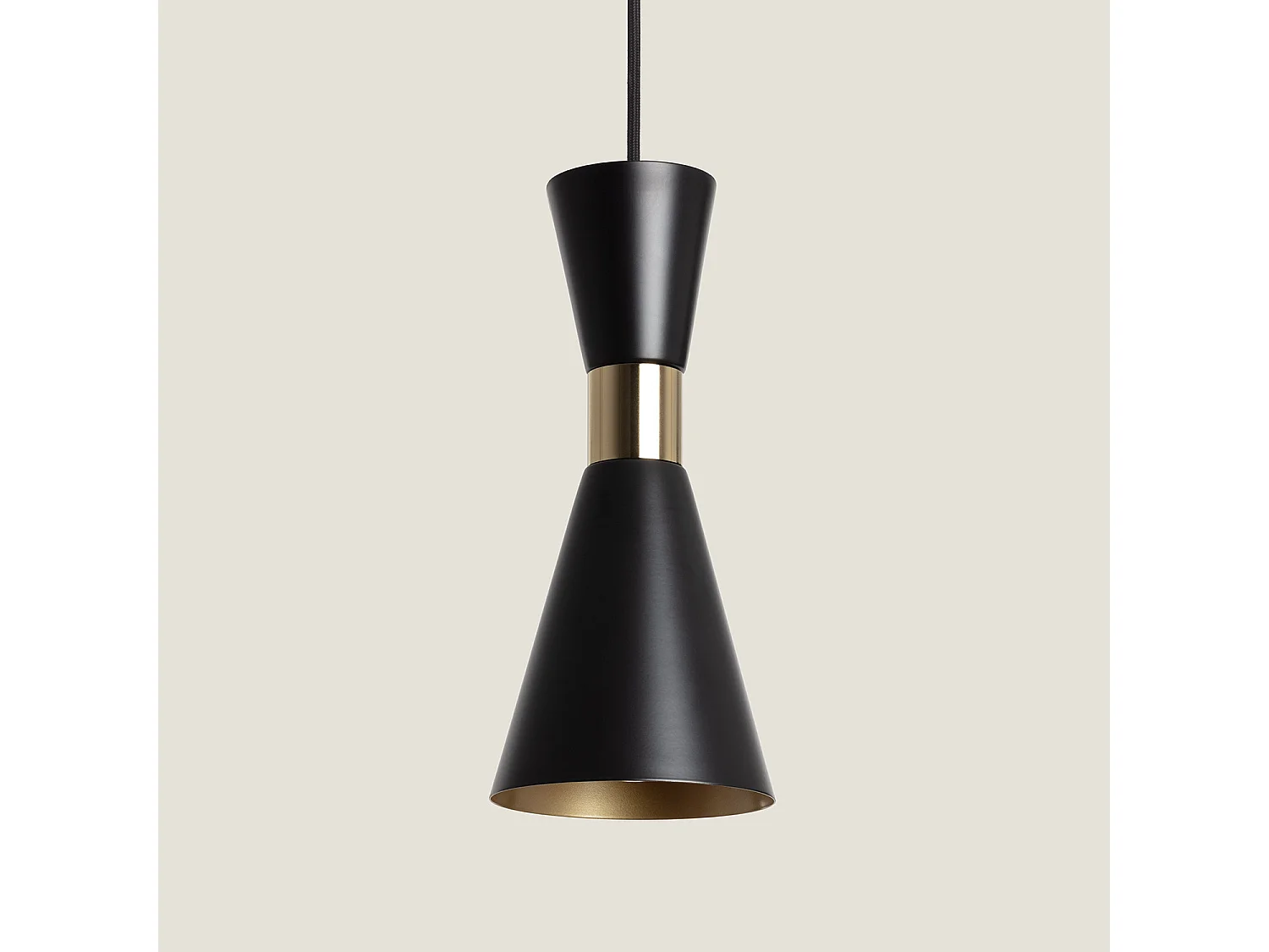 Lampada a Sospensione Metallo Jigger Bianco