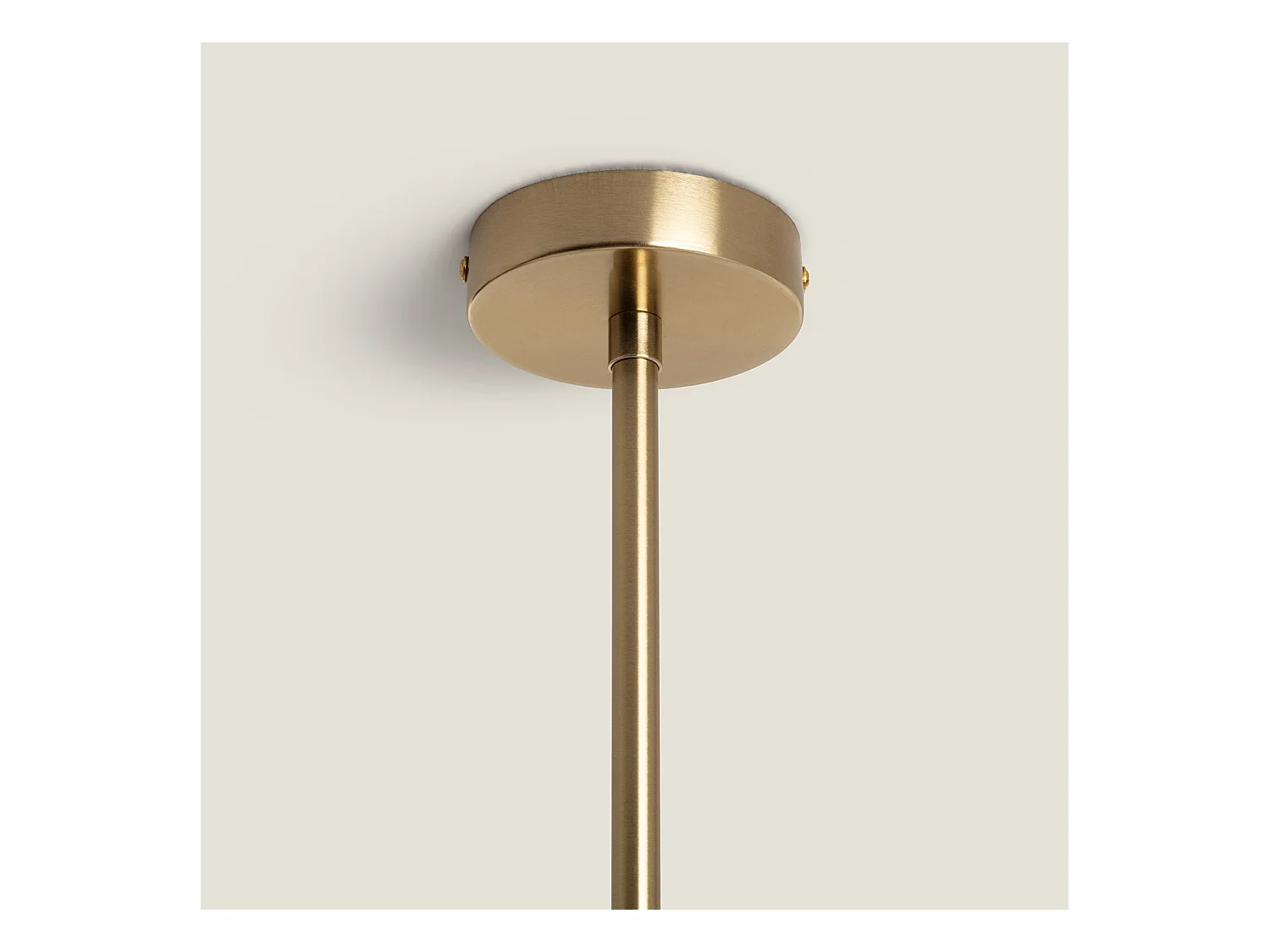 Suspension Métal et Verre Jaelyn  Doré