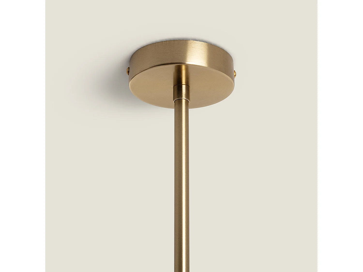 Lampada a Sospensione Metallo e Vetro Jaelyn Oro