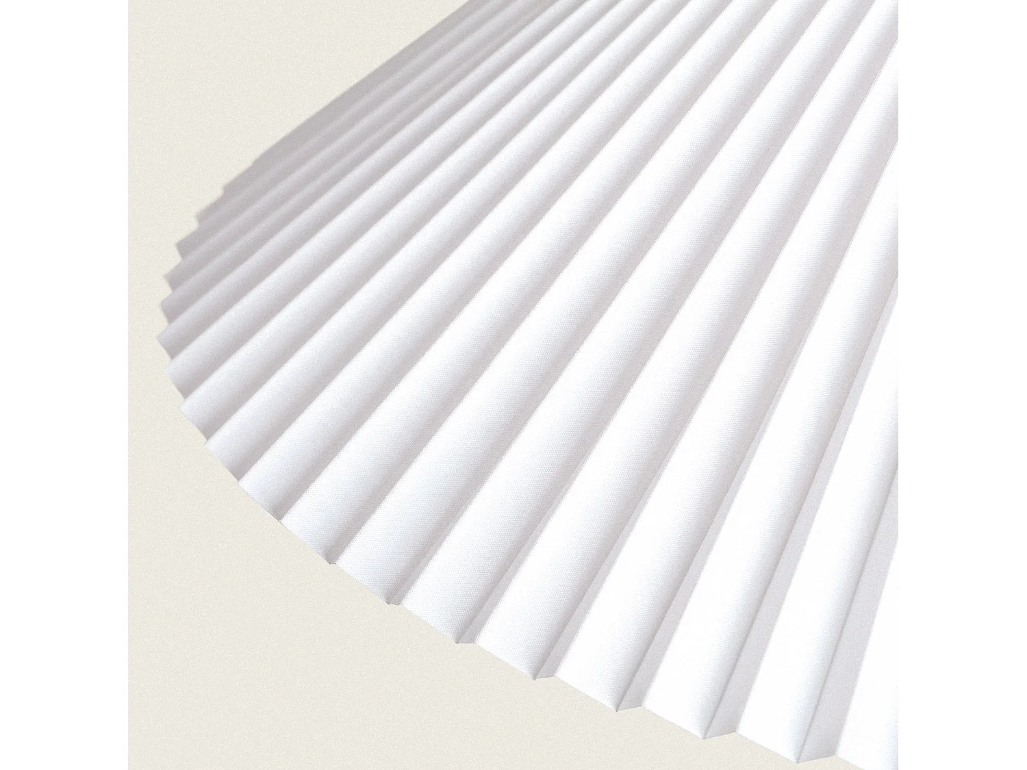 Suspension Bois et Tissu Luanda Blanc