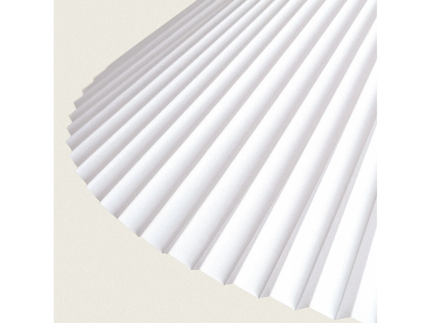 Suspension Bois et Tissu Luanda Blanc