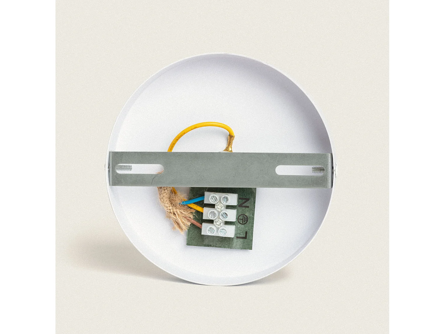 Lampada Sospensione Fibre Naturali Orleans Verde Celadon