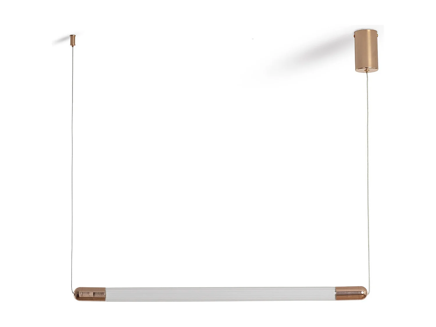 Lampada a Sospensione LED 2.5W Metallo e Vetro Harold Oro