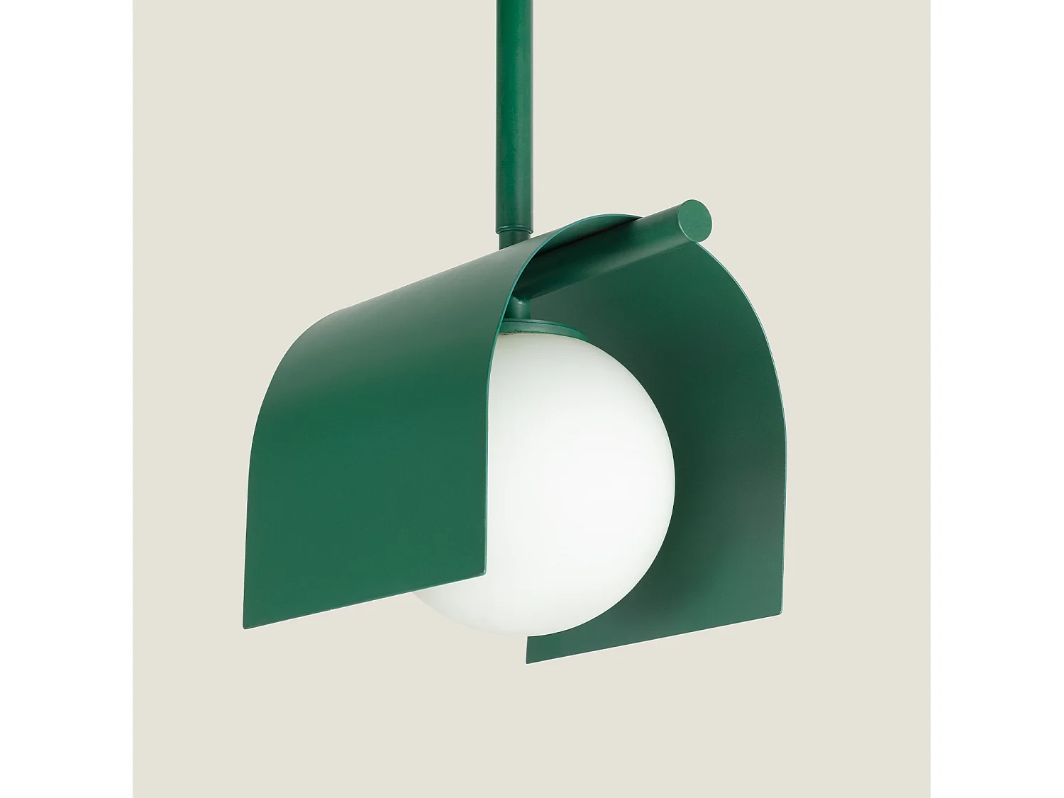 Lampada a Sospensione Metallo Heswall Verde