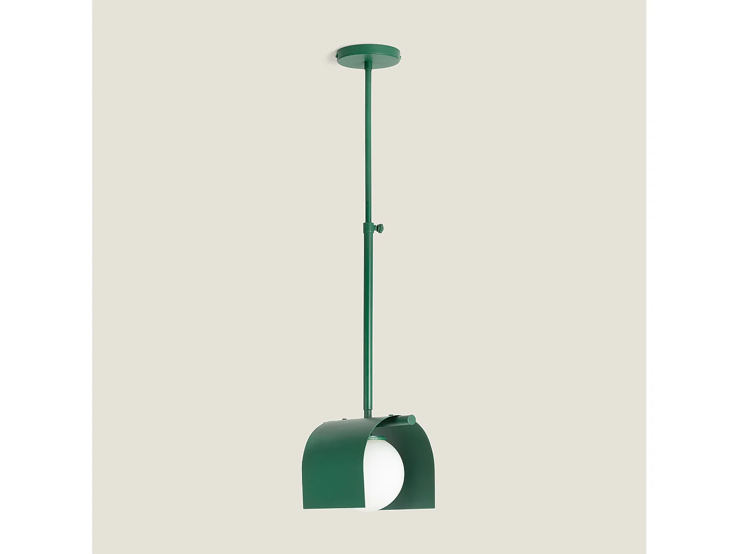 Lampada a Sospensione Metallo Heswall Verde