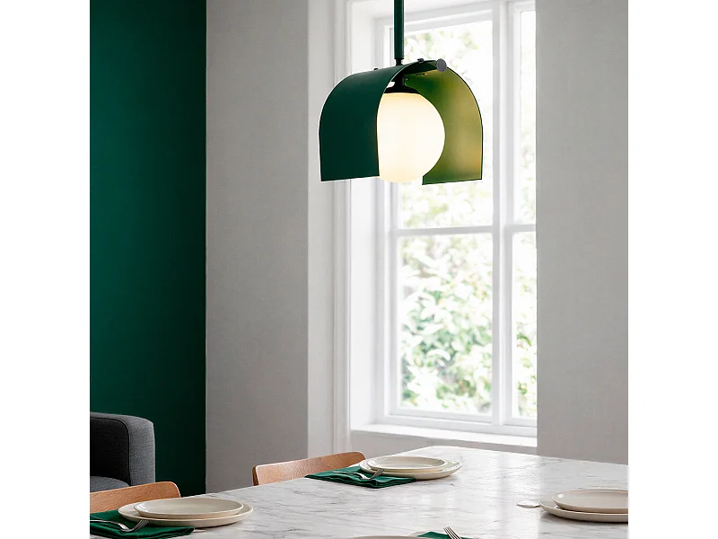 Suspension Métal Heswall. Vert