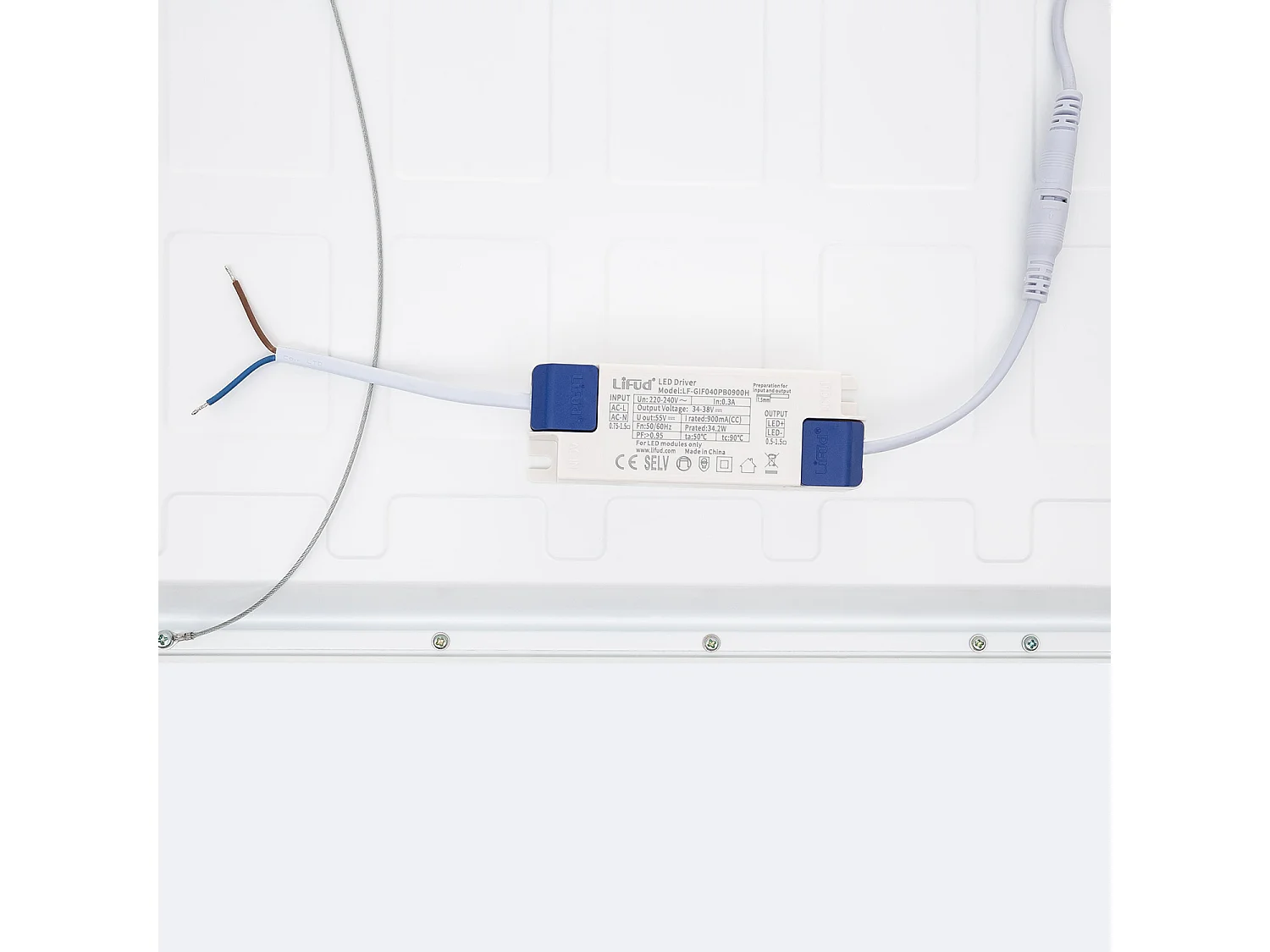 Panel LED 60x60 cm 36W 4300 lm Color de Luz Seleccionable LIFUD (3000K - 4000K - 6000K) Seleccionable (Cálido-Neutro-Frío)