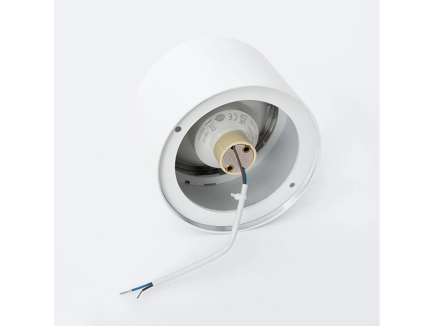 Downlight LED 12W Circular de Superficie GU10 AR111 No Flicker 4000K Blanco Neutro