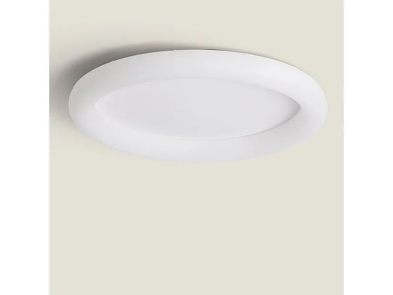 Plafón LED 48W Circular Metal Ø500 mm Irlava Blanco