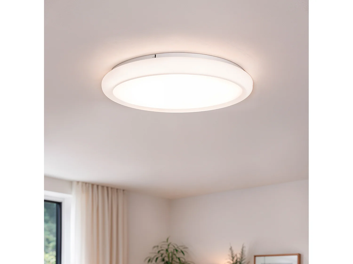 Plafoniera LED 48W Circolare Metallo Ø500 mm Irlava Bianco