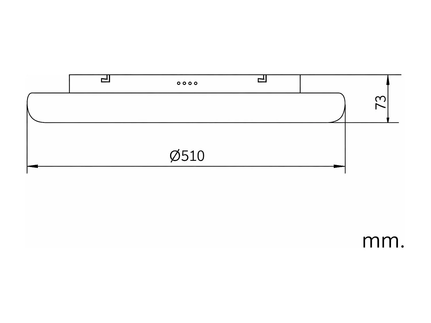 Plafoniera LED 48W Circolare Metallo Ø500 mm Irlava Bianco