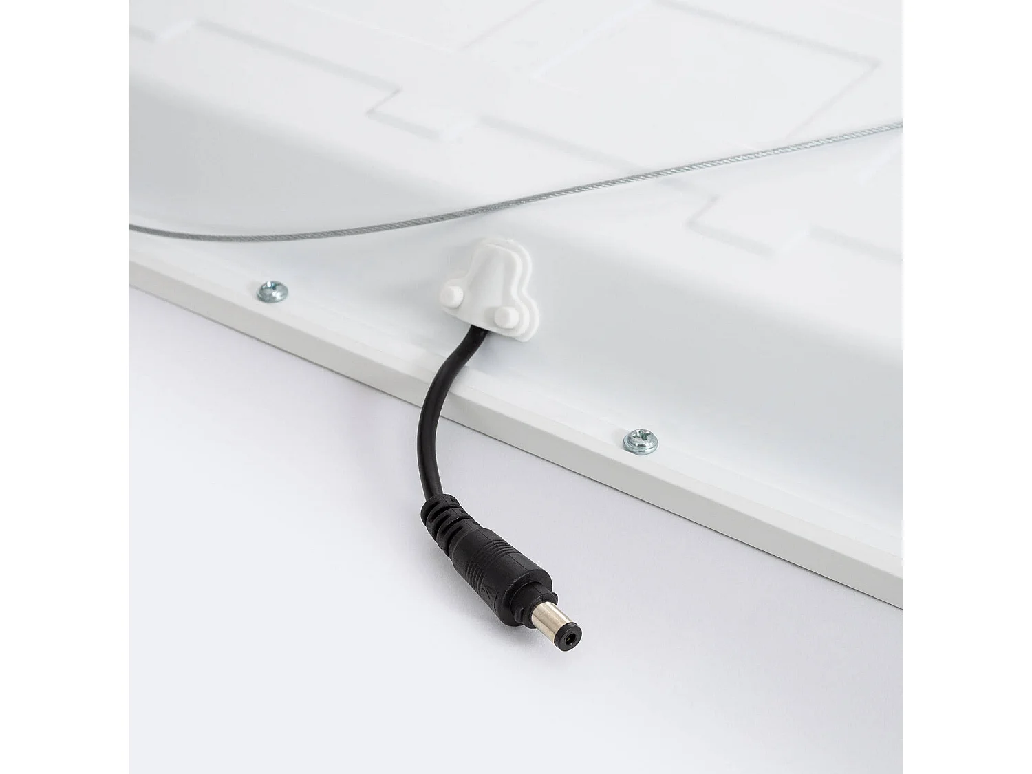 TechBrey Panel LED 60x60 cm 42W 4000 lm Regulable PHILIPS Xitanium con Caja de Conexiones Rápidas y Cable de Seguridad