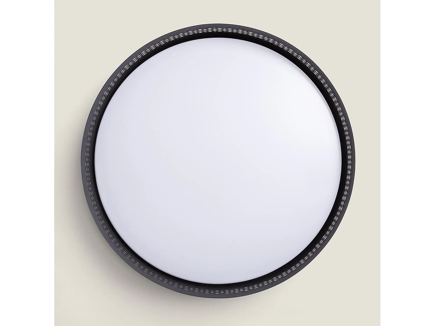 Plafón de Techo LED 40W Metal Saska L Negro Mate