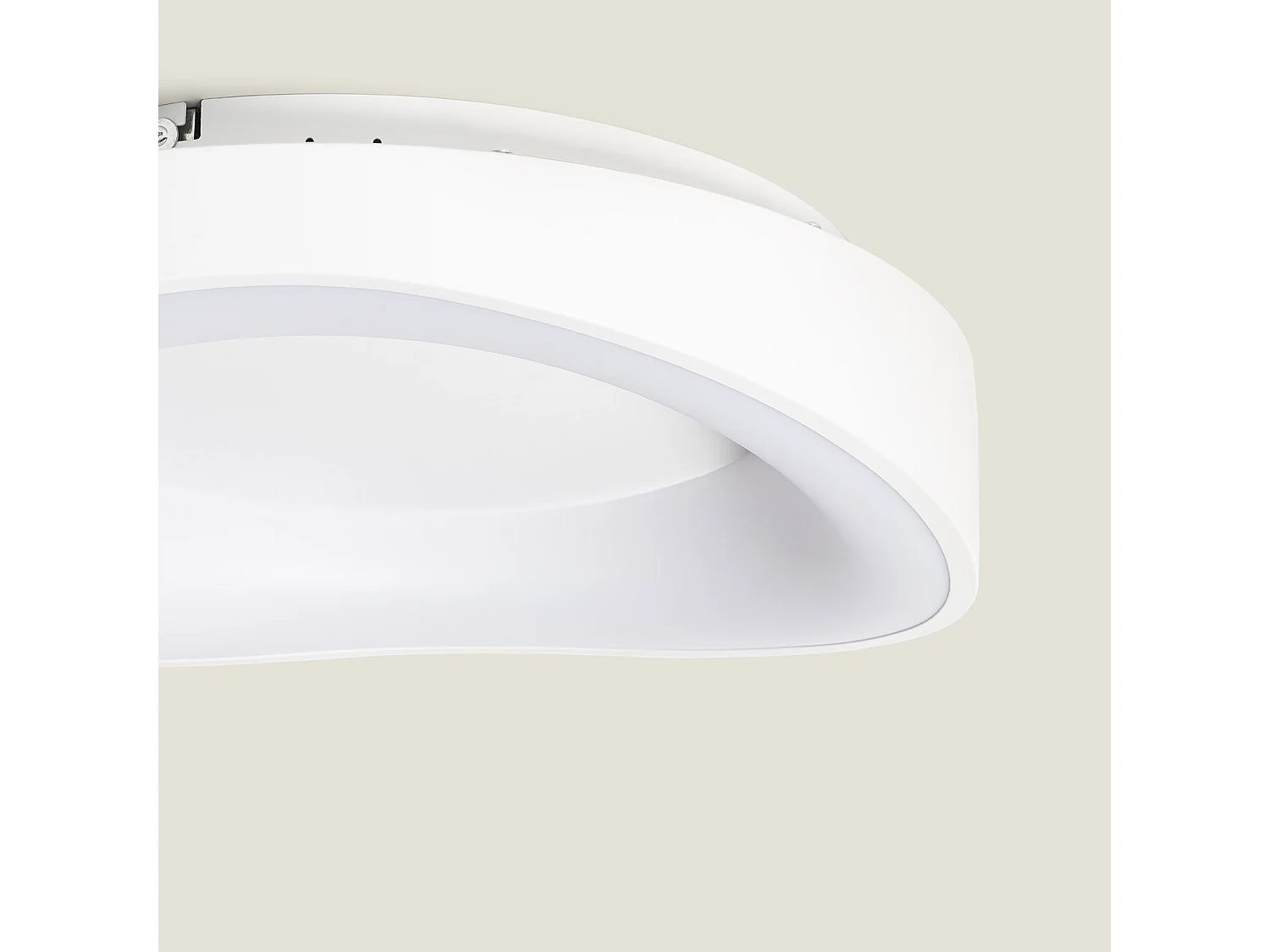 Plafonnier LED 17W Rond Ø400 mm CCT Sélectionnable Unay Blanc
