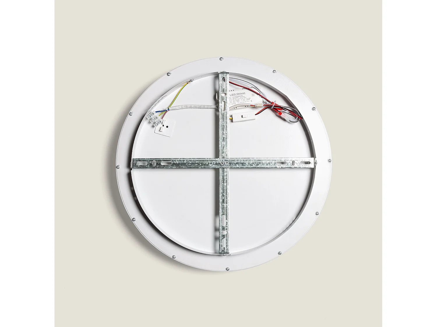 Plafoniera LED 17W Circolare Ø400 mm CCT Selezionabile Unay Bianco