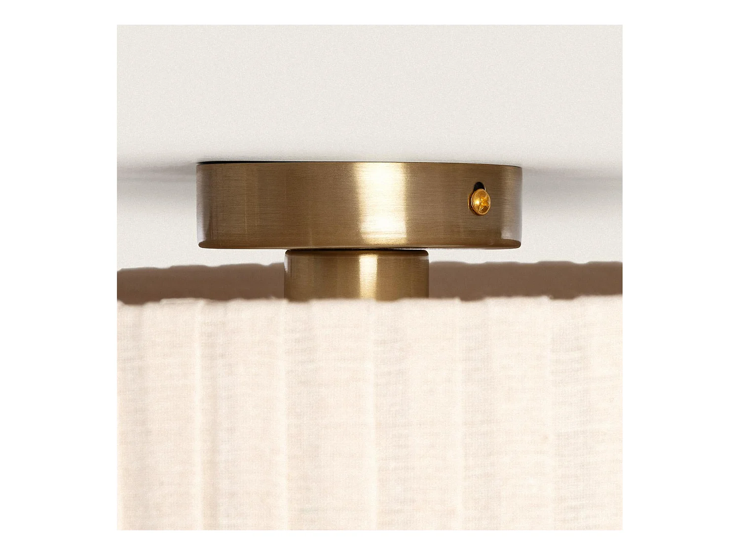 Lampada da Soffitto Tessuto Petrina Beige