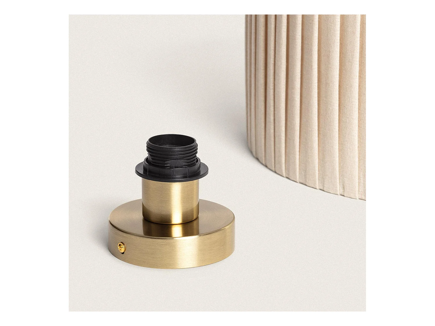 Lampada da Soffitto Tessuto Petrina Beige