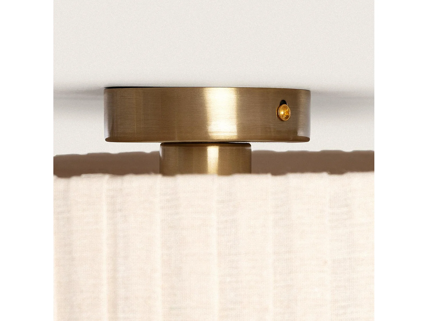 Plafonnier Tissu Petrina Beige