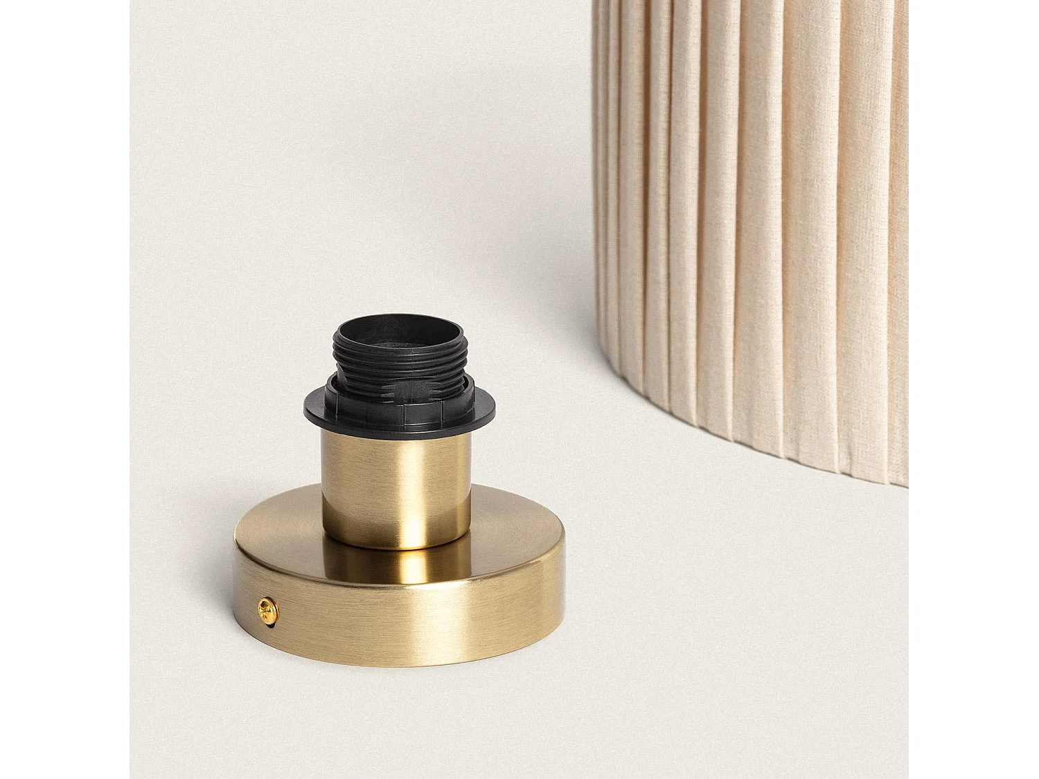 Plafonnier Tissu Petrina Beige