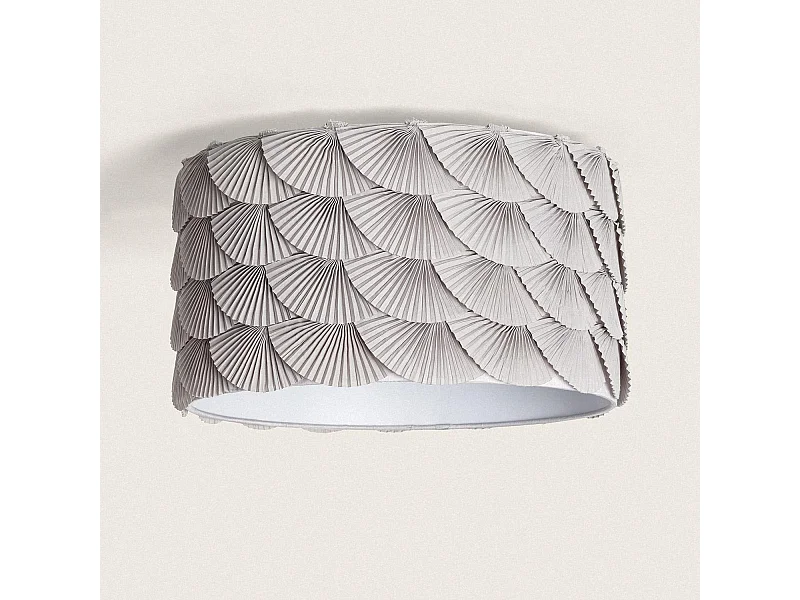 Lampada da Soffitto Tessuto Anabela Grigio