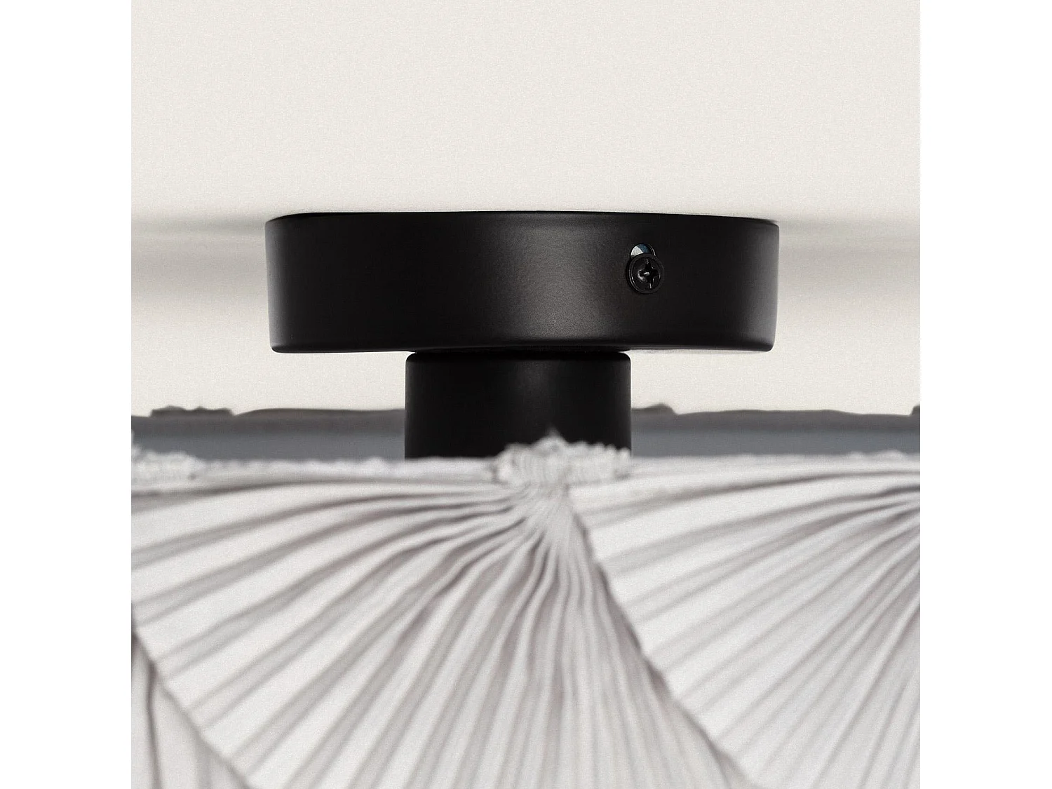 Plafonnier Tissu Anabela Gris