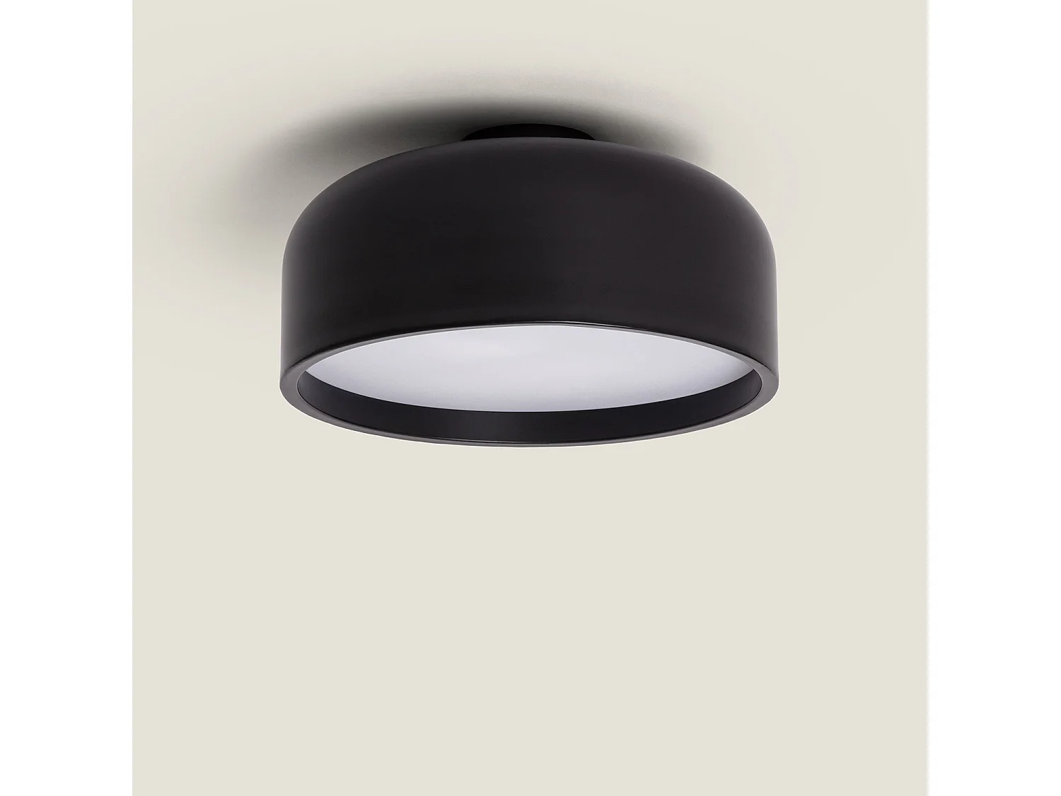 Plafoniera Metallo Lumpur Nero