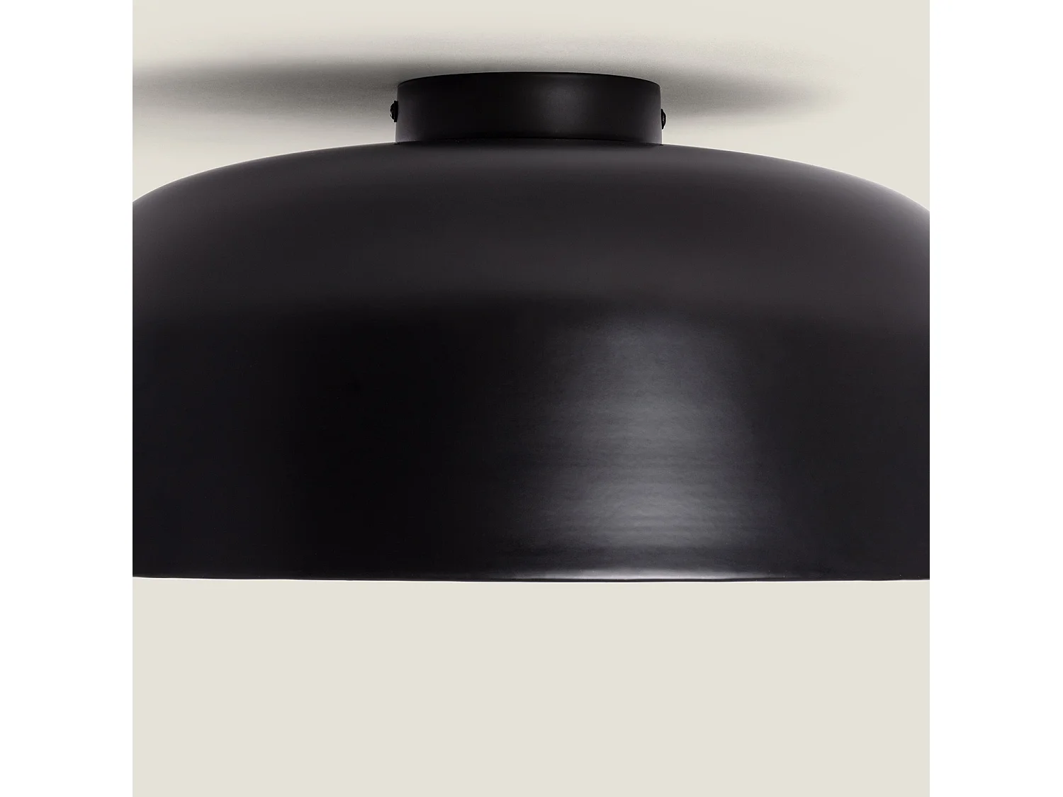 Plafoniera Metallo Lumpur Nero