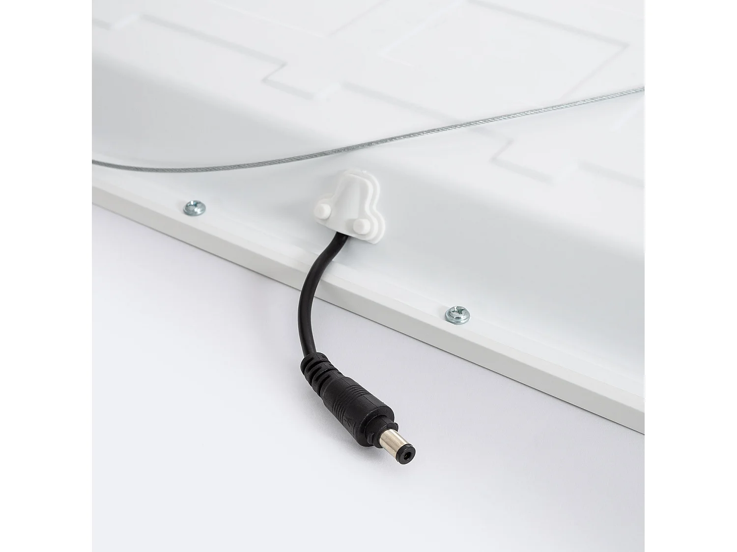 Panel LED 60x60 cm 40W 4000lm con Caja de Conexiones Rápidas y Cable de Seguridad 3000K Individual Blanco Cálido OSRAM