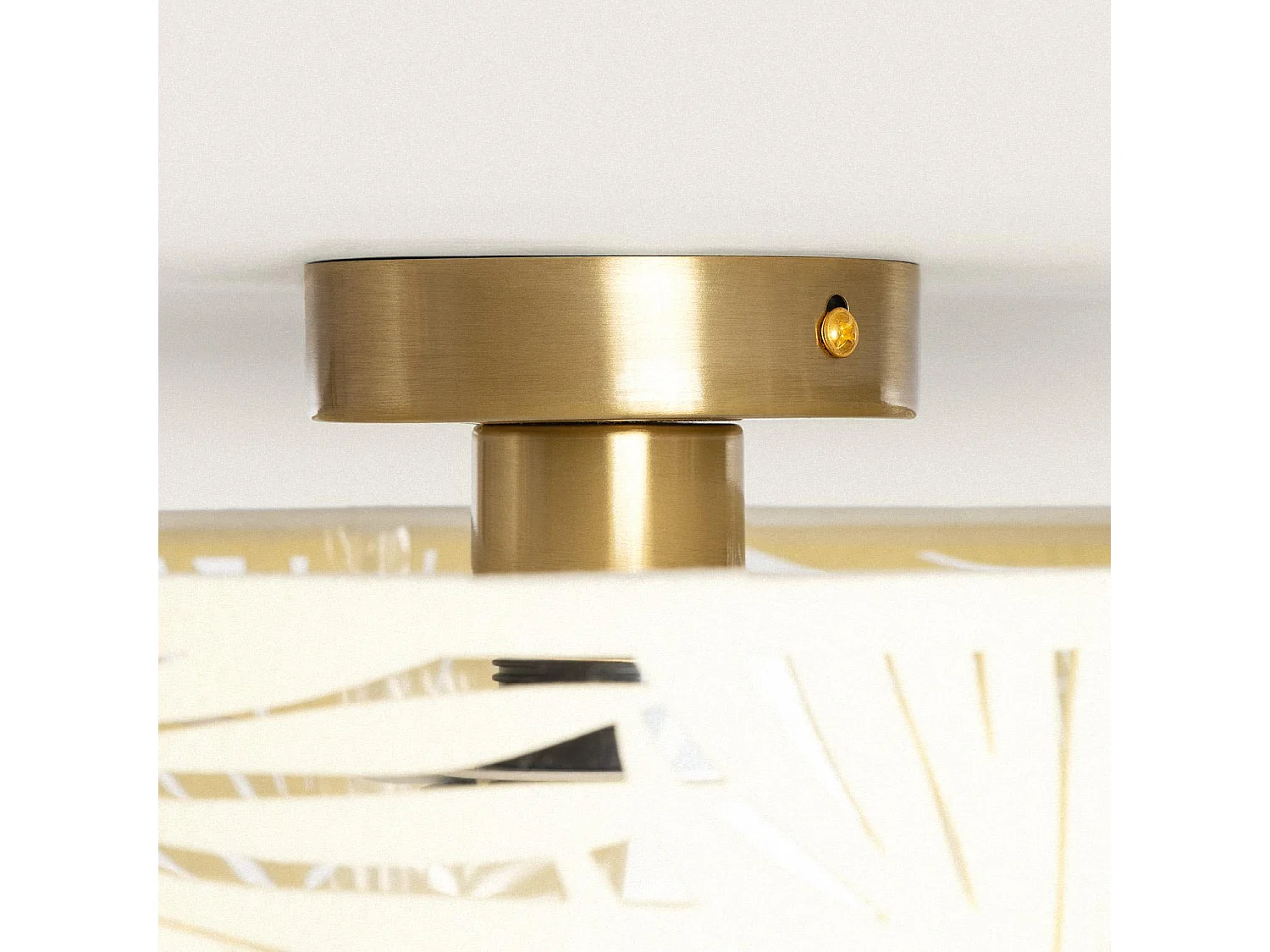 Plafón de Techo Fieltro Noemia Blanco