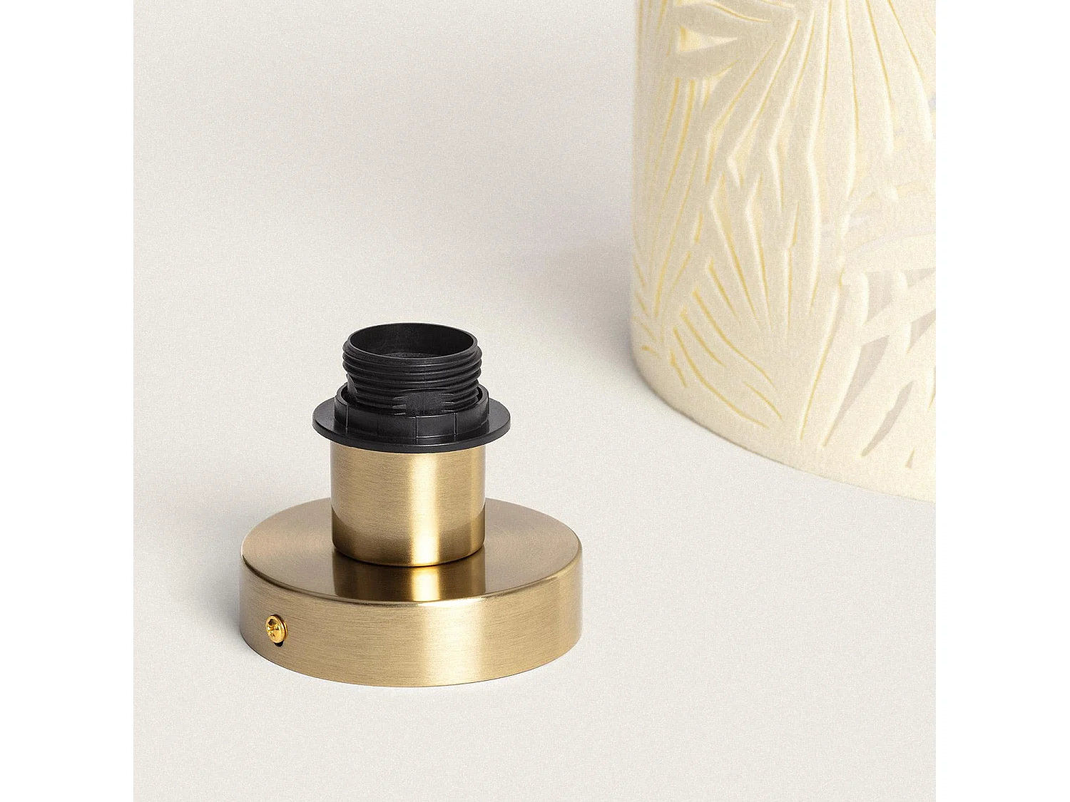 Plafón de Techo Fieltro Noemia Blanco