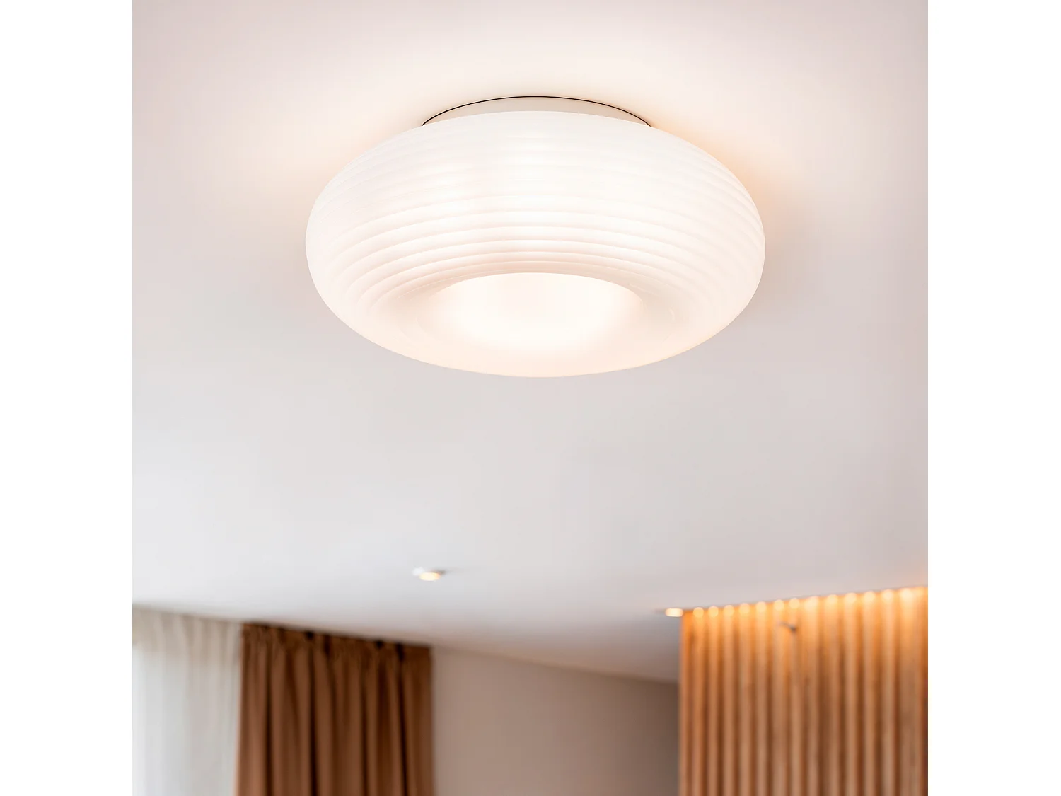 Plafoniera LED 24W Circolare Metallo Ø350 mm Junai Bianco
